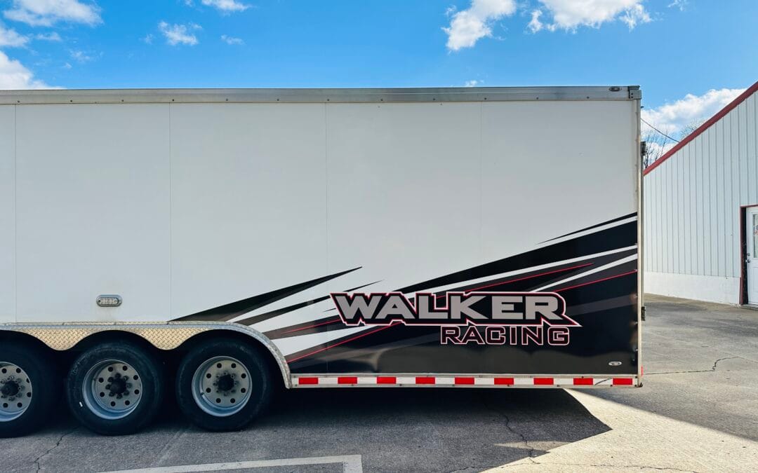 Partial Wrap, Full Impact: Walker Racing Trailer Wrap