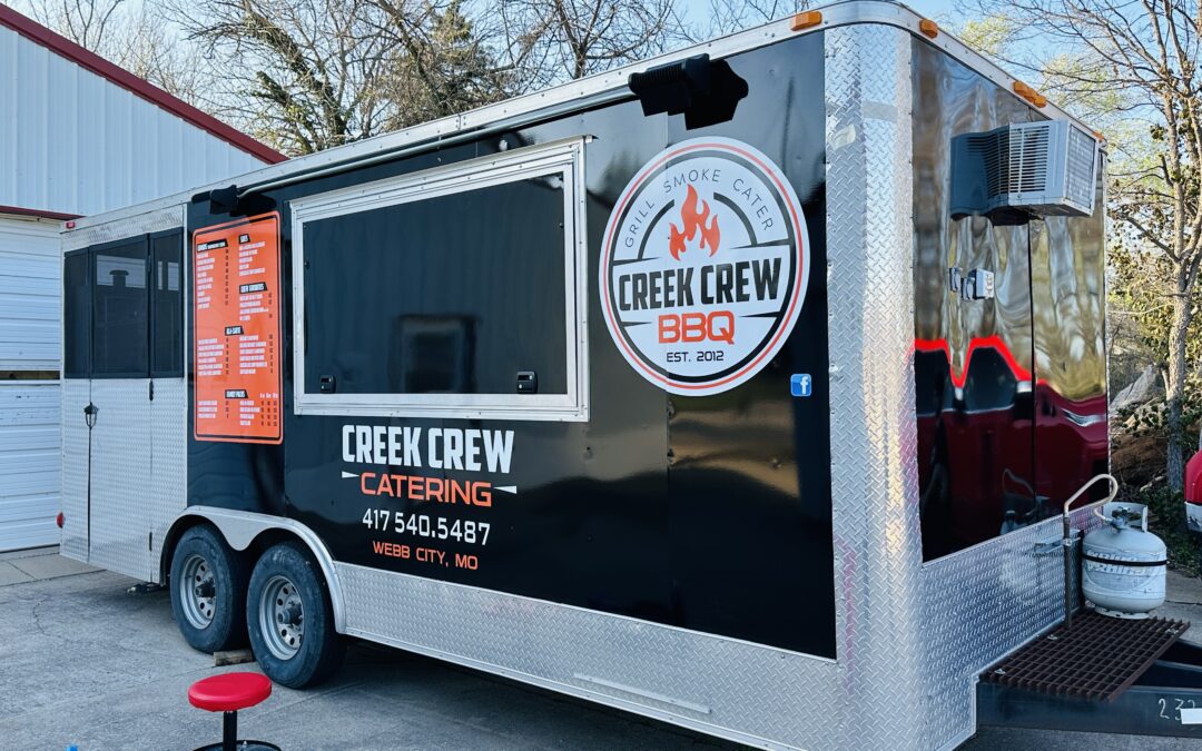 From Red to Ready: Creek Crew BBQ Trailer Wrap