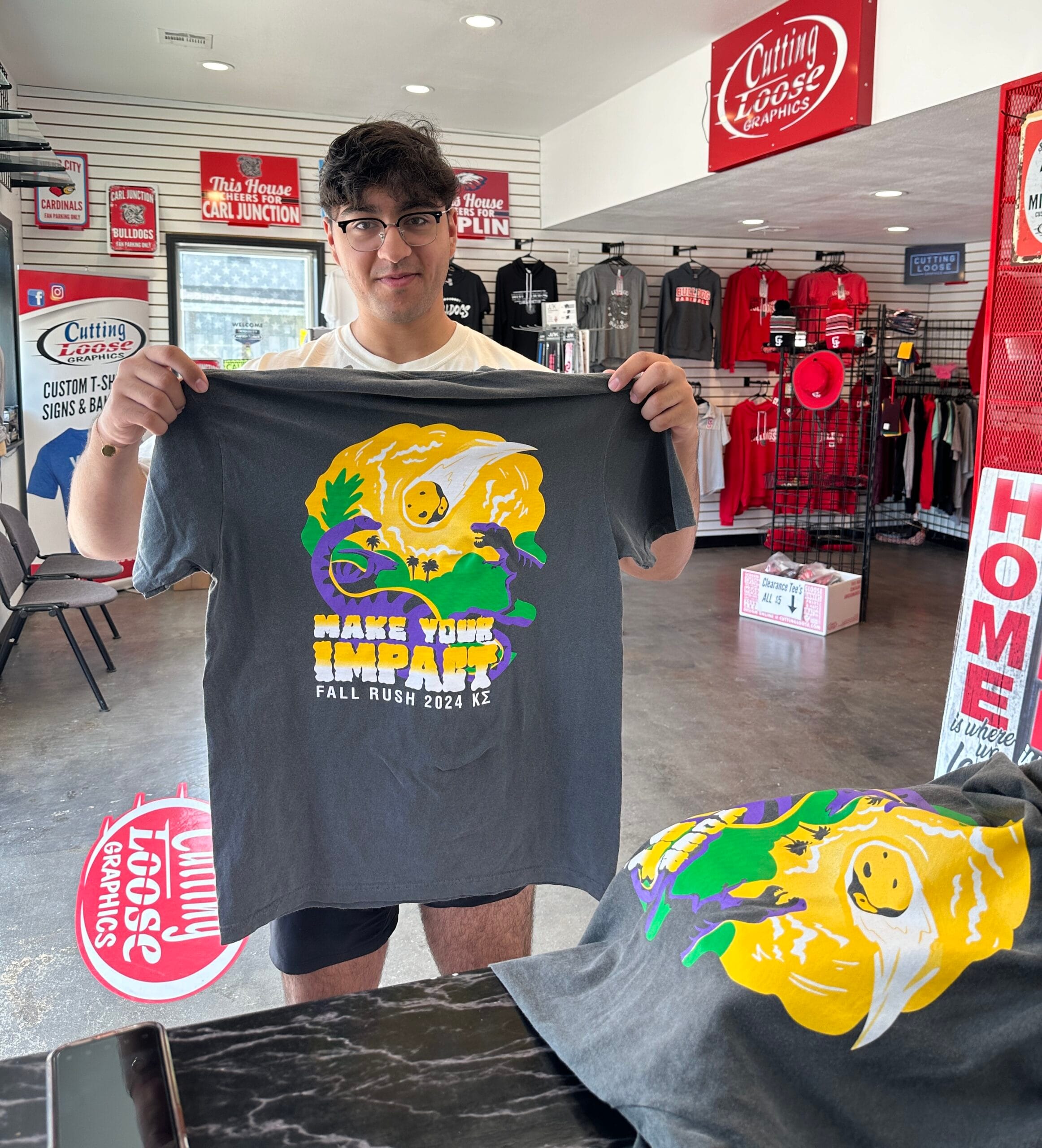 custom rush t-shirt 2024 Make Your Impact Rush Week