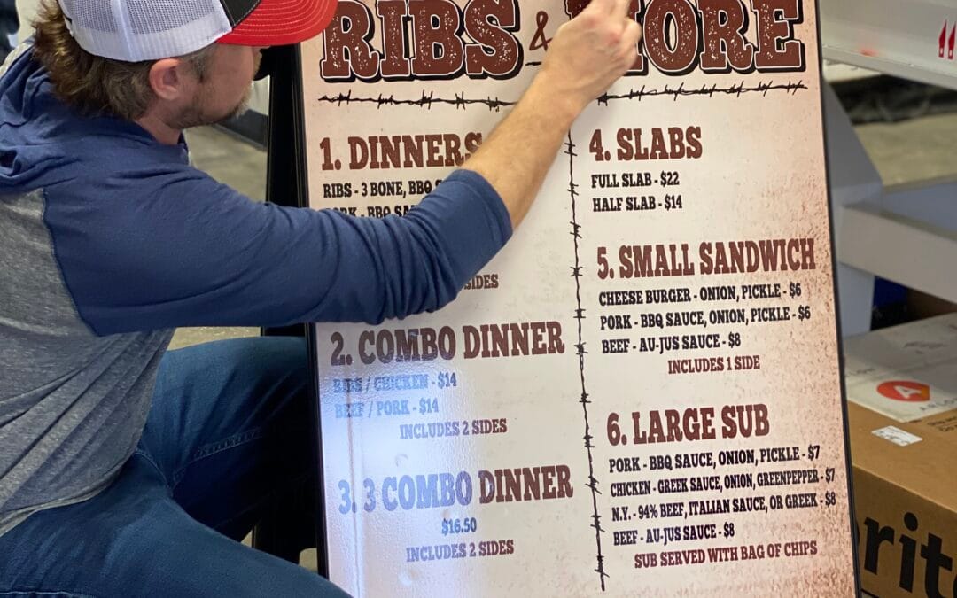 Signicade Frame Signs Built for BBQ and Beyond