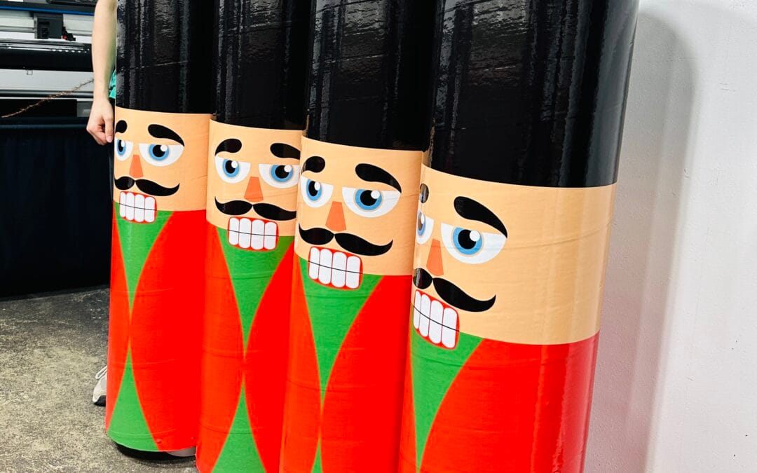 Custom Vinyl-Wrapped Nutcrackers: A Holiday Project That Stands Tall
