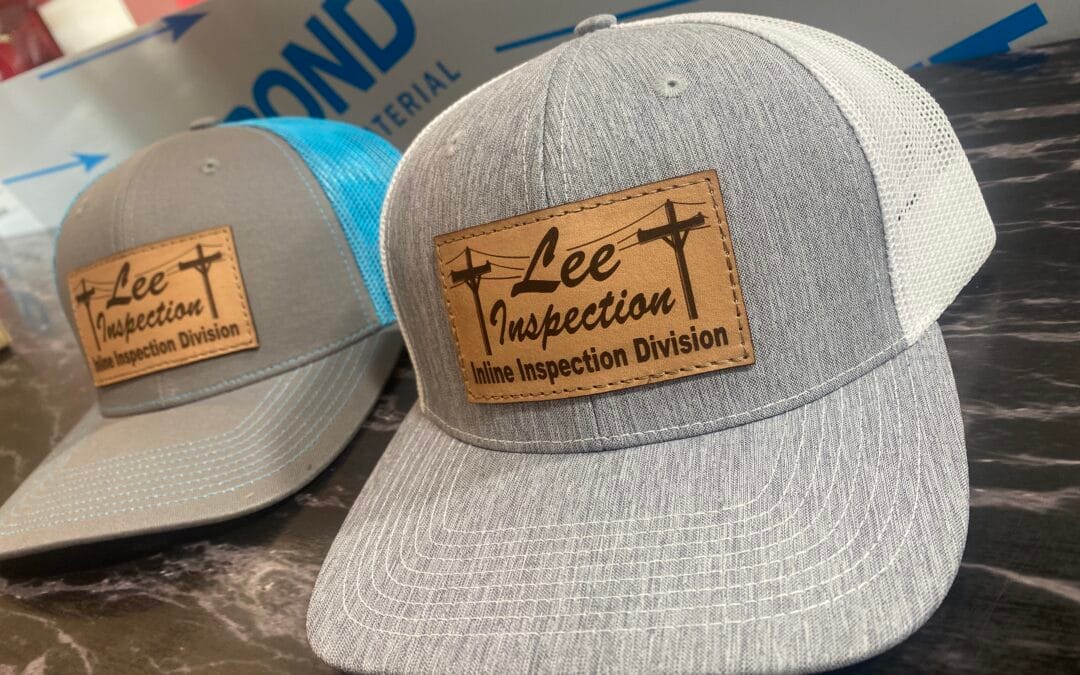 Custom Leather Patch Hats for Lee Inspection