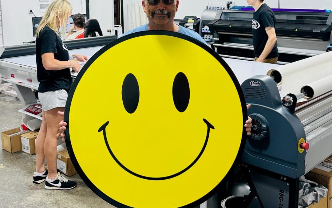 A Bright Sign for a Bright Personality: Frank’s Custom Smiley Face