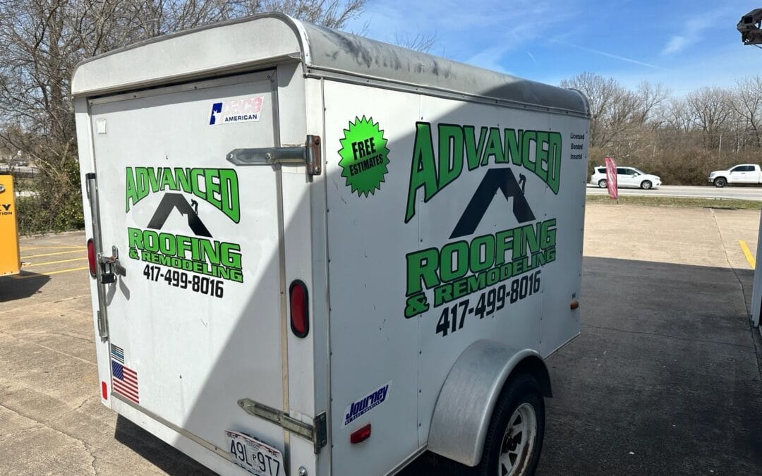 Advanced Roofing & Remodeling: From Yard Signs to Custom Trailer Graphics