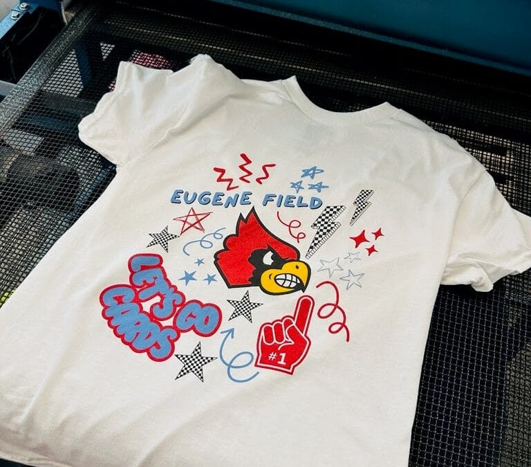 Let’s Go Cards! Colorful Custom Spirit Wear for Eugene Field Elementary