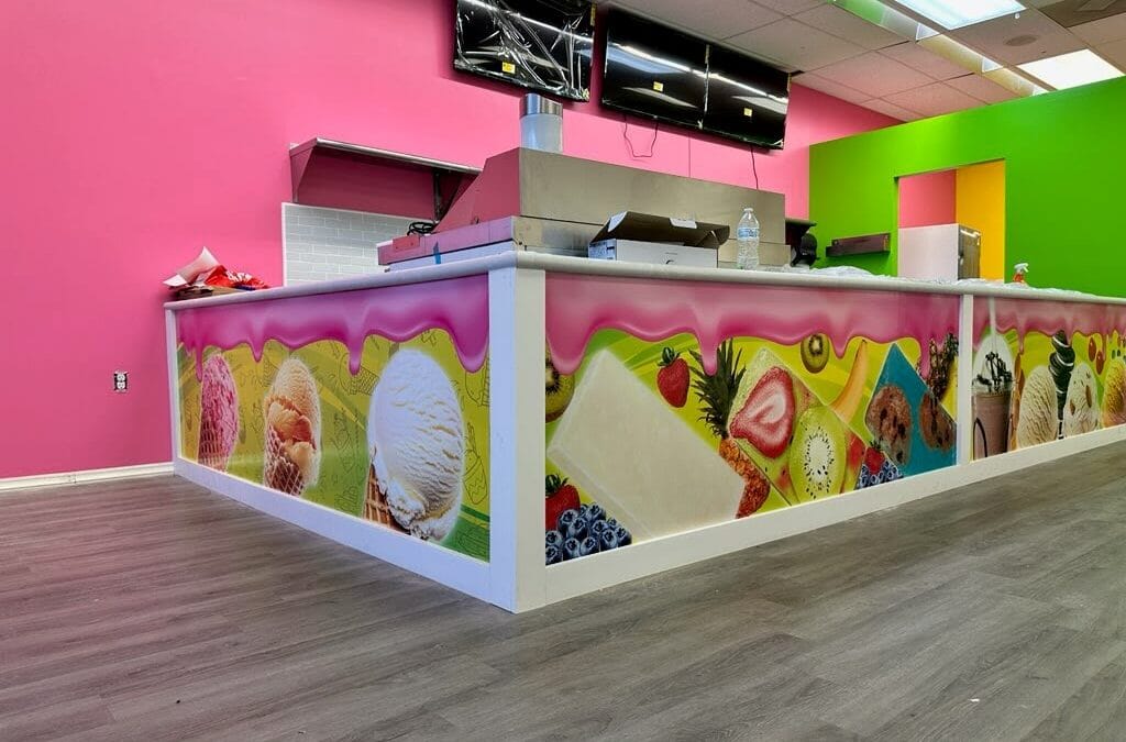 Sabor y Sonrisa Ice Cream & More: Bringing Dream Counter Fronts & Branding to Life