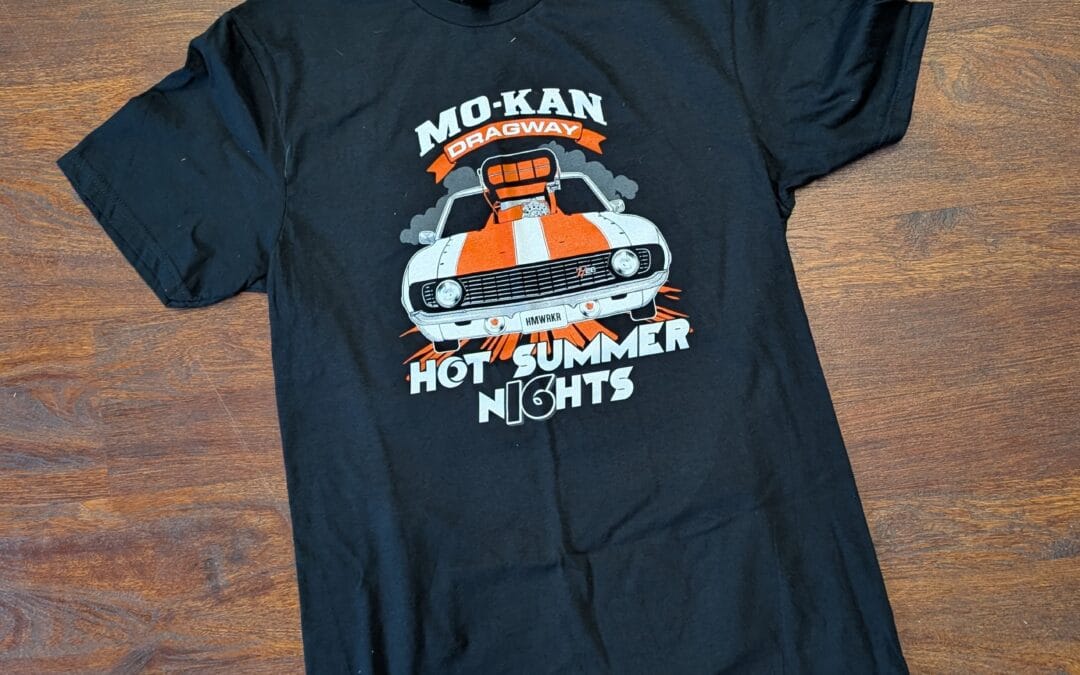 Mo-Kan Dragway Hot Summer Nights: Celebrating 16 Years with Custom Screen-Printed Shirts