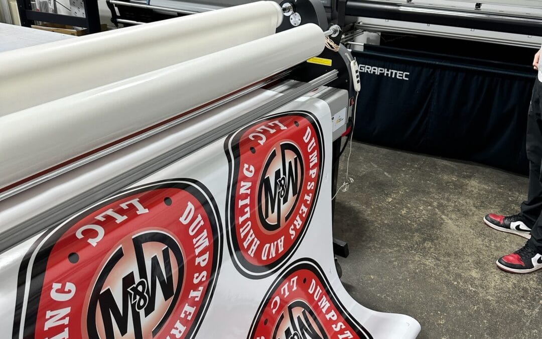 MW Dumpsters & Hauling: Durable Decals & Heavy-Duty Brand Recognition